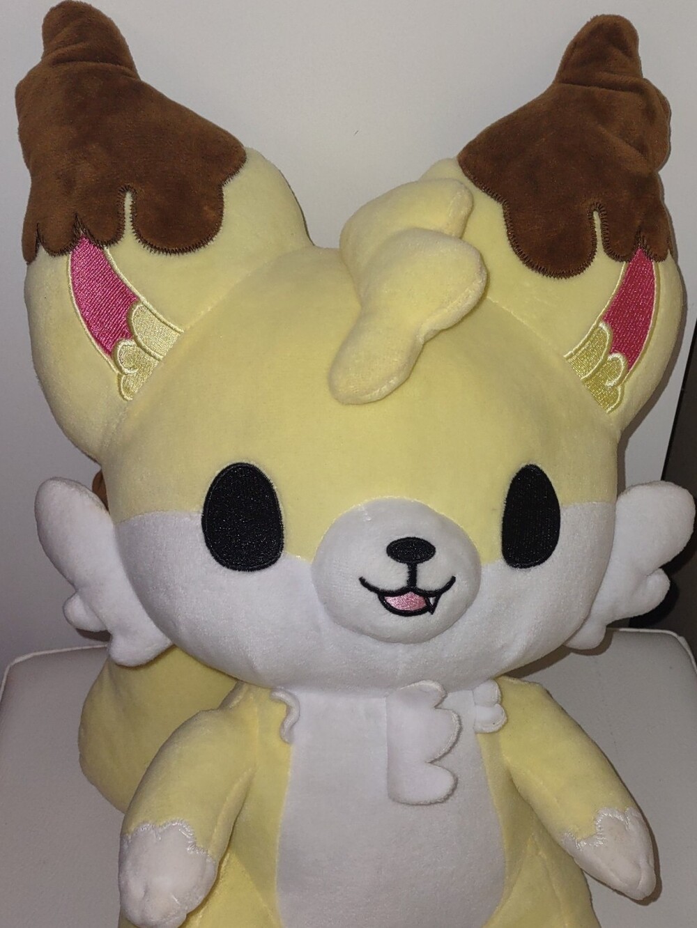 RARE Kekitsu Yellow Cake Fox Plush by Tasty Peach Studios Kawaii Anime 2019.
